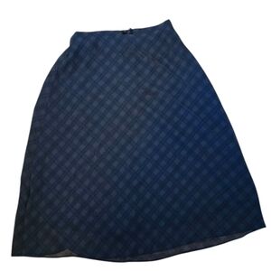 Black Plaid Skirt Size XS
